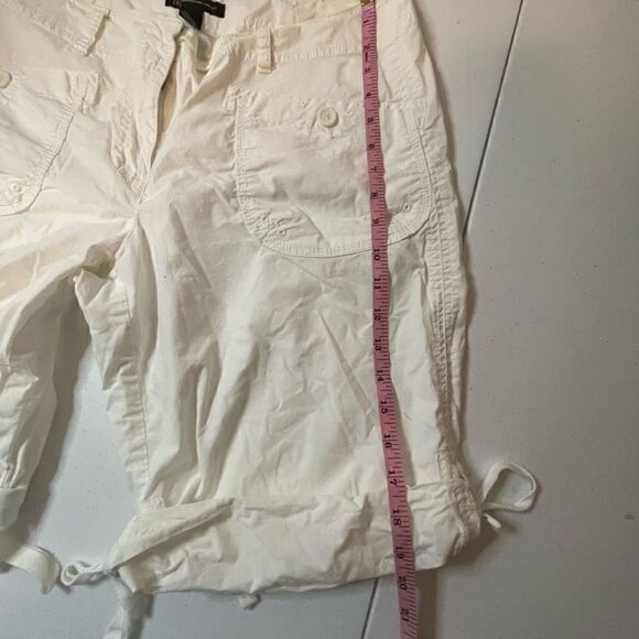 Two pairs of I.N.C. International Concepts bermuda shirts roll up black/white 14 - Picture 4 of 9